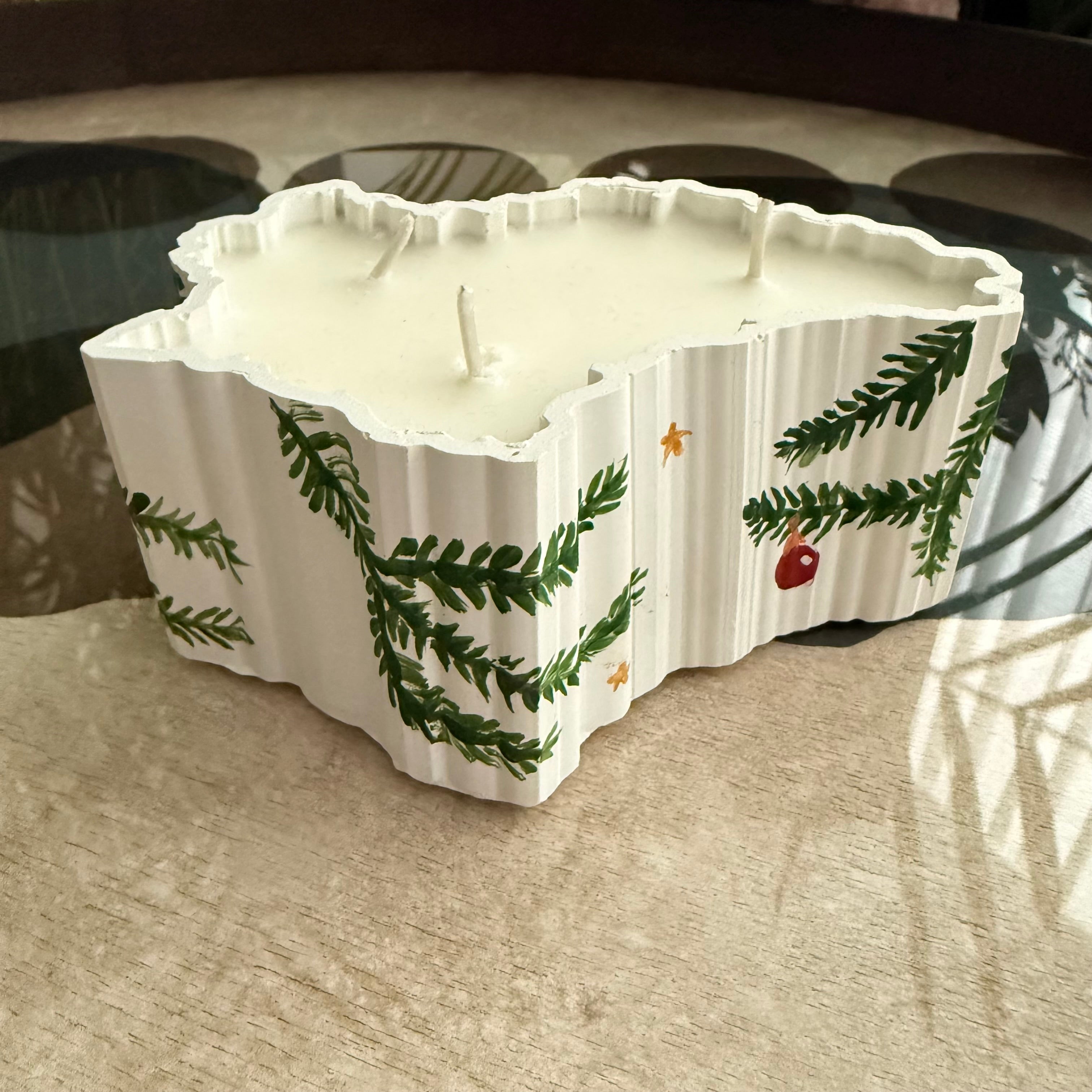 “Luxembourg” Christmas candle