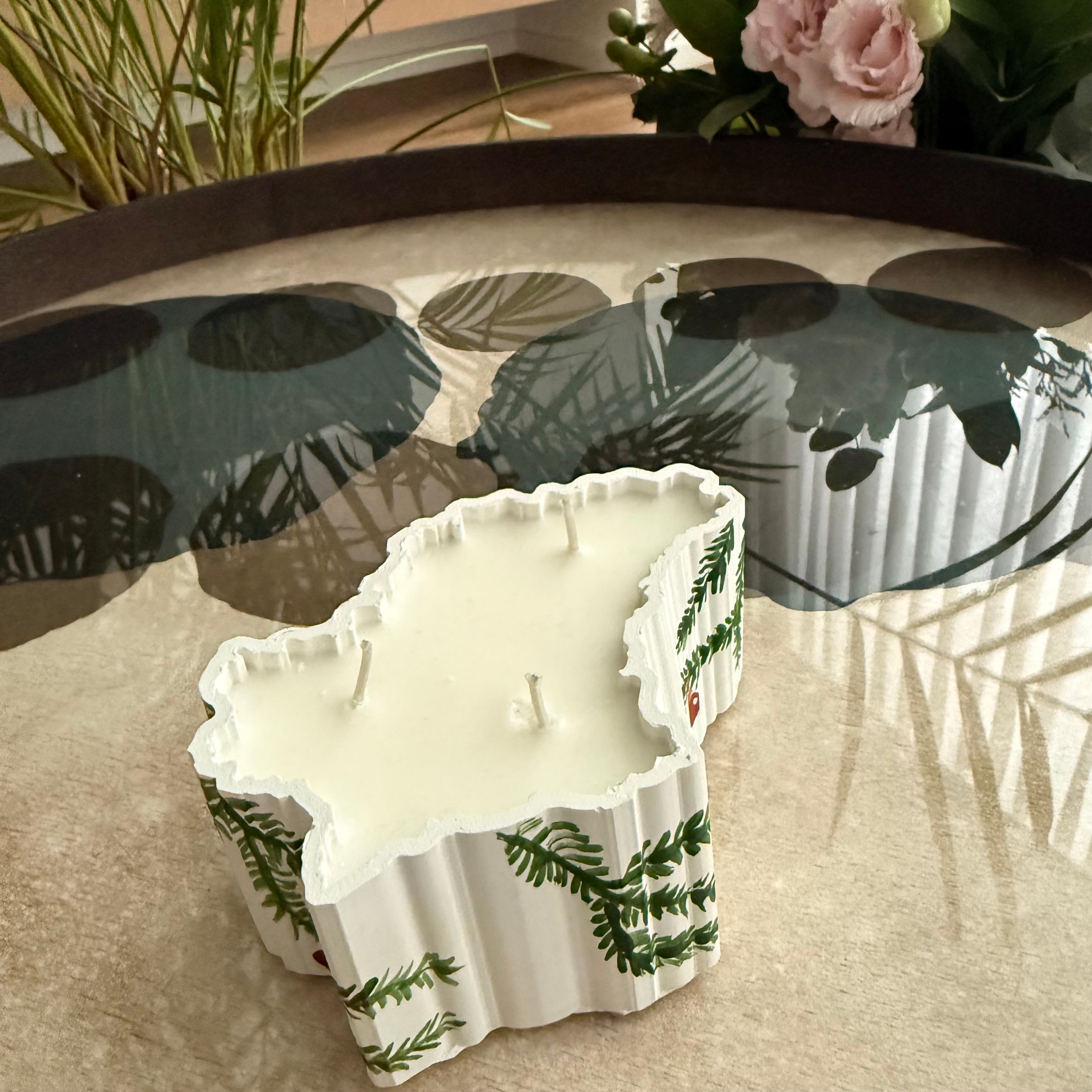 “Luxembourg” Christmas candle