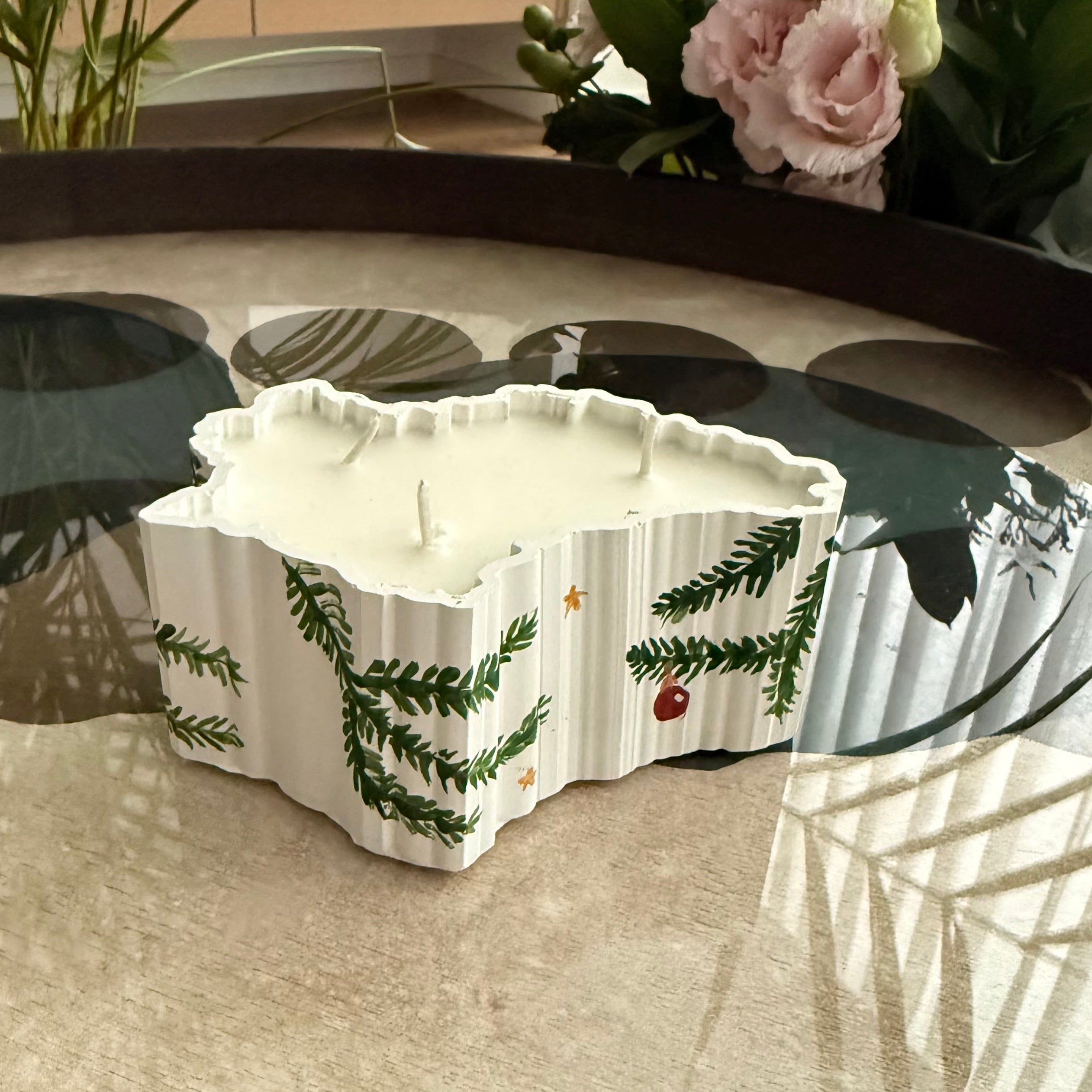 “Luxembourg” Christmas candle