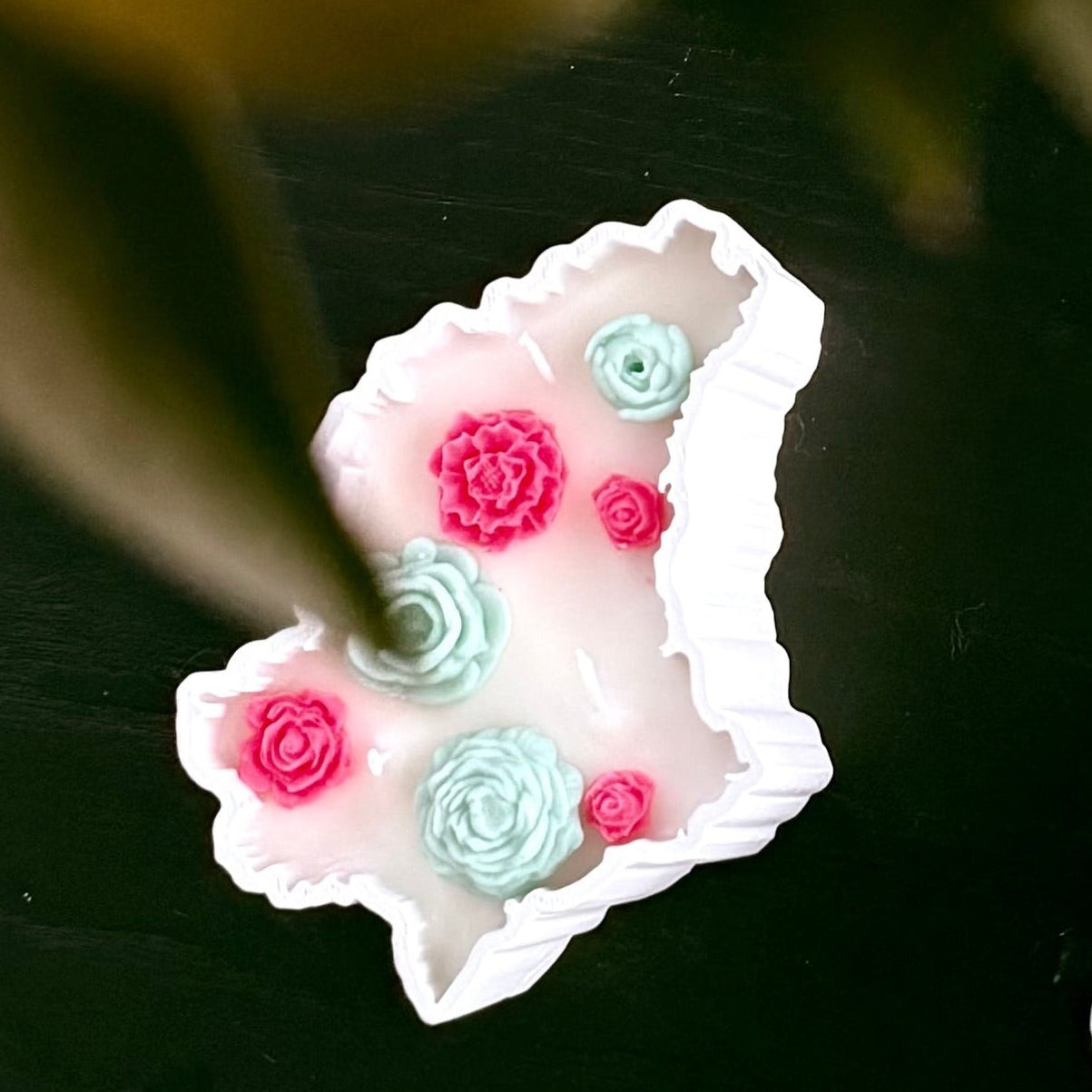 “Luxembourg” 3d flowers candle