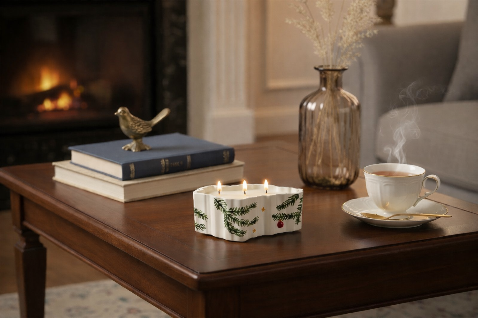 “Luxembourg” Christmas candle